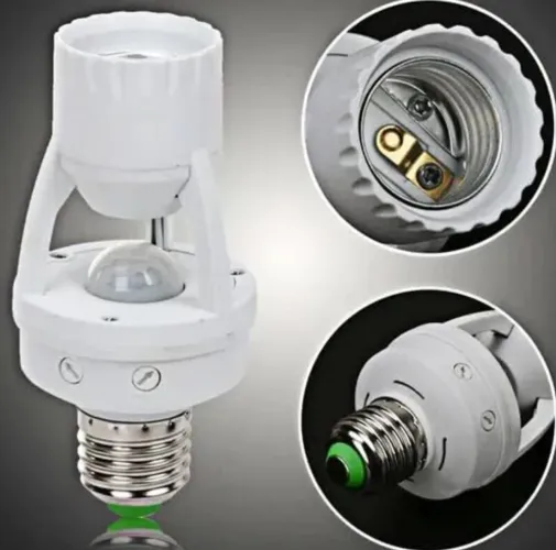 Soquete Sensor De Presença Luz Iluminação