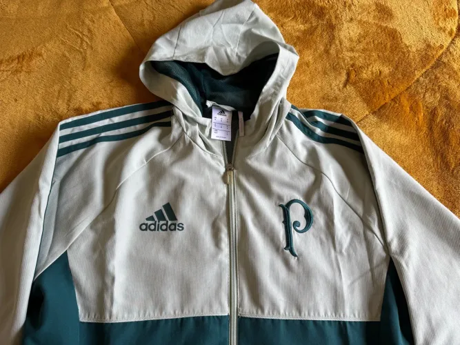 Jaqueta adidas Palmeiras branca 2017