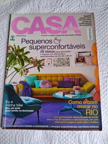 Kit com 6 Revistas Casa Claudia - II
