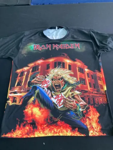 Camisa da Turnê do Iron Maiden no Brasil
