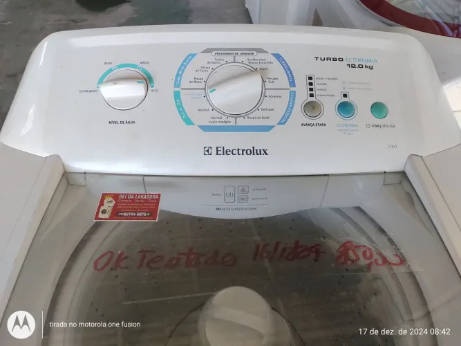 LAVADORA ELECTROLUX LTE12 220V