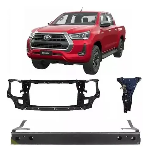 Kit Painel Frontal + Alma + Travessa Y Hilux SW4 2016 A 2024