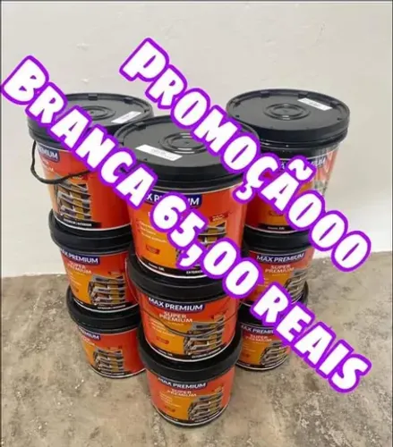 Tintas em promoção  corram e aproveitem