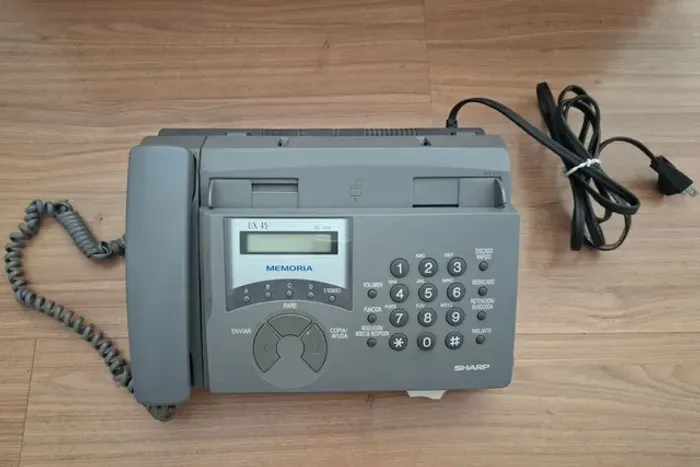 Aparelho Fax Facsimile Ux45 Sharp Fax Telefone Digital