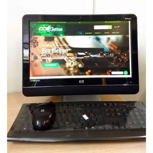 Computador All In One Hp AMD Dual Core 04Gb HD 250 com Garantia e Nota Fiscal