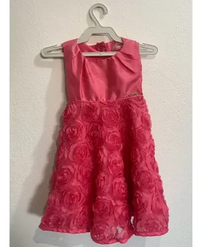 Vestido Infantil Rosa Pink Tamanho 1