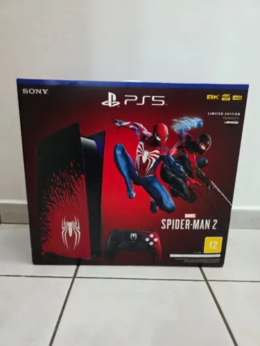 Console Playstation 5 Sony SSD 825GB Marvel's Spider-Man 2 Edição Limitada