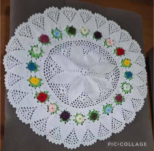 Toalha de Mesa Croche