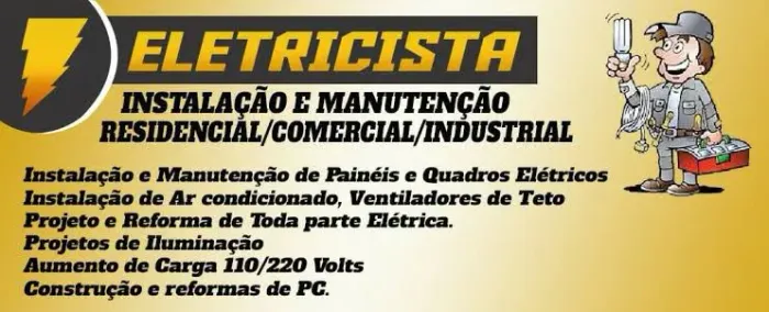 Eletricista predial comercial e residencial