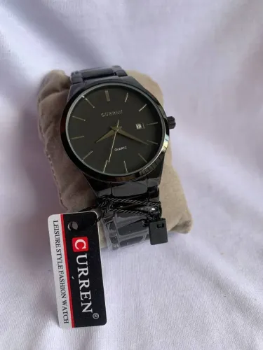 Relógio Curren Original Preto - Elegância e Estilo