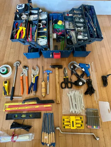 Caixa de Ferramentas Profissional COMPLETA - 100% Organizada e Pronta p/ Uso