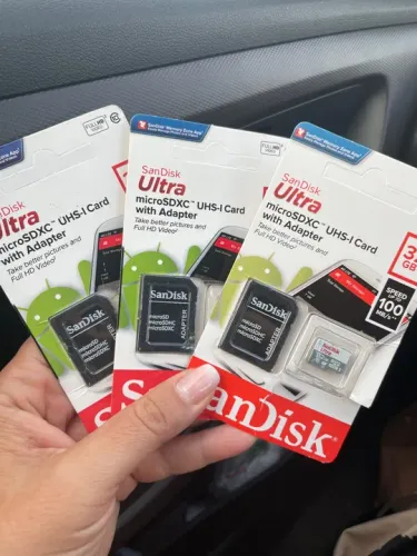 Cartões de Memória SanDisk Ultra 32GB - Usados, mas em ótimo estado!