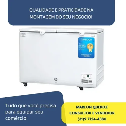 Freezer Fricon Horizontal 411 Litros Novo