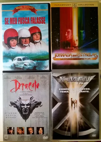 Kit 04 Filmes Dvds Originais 