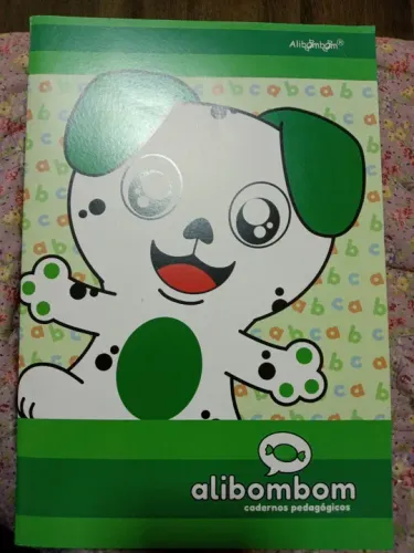 Caderno Alibombom 60 folhas