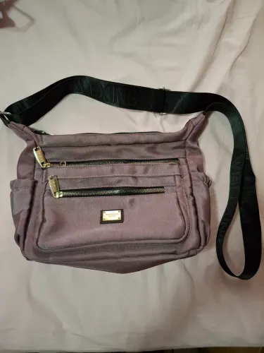 Bolsa de Ombro Feminina berinjela/roxo claro