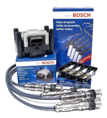 Kit Vela Cabo Bobina Ignição Gol G4 G5 Fox Voyage 1.0 1.6 8v