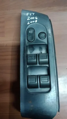 Comando do vidro elétrico lado esquerdo Honda Fit 2004/2008