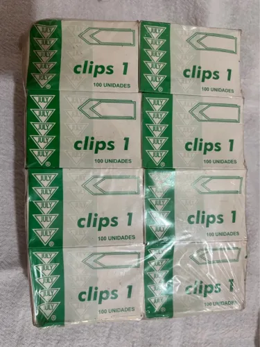 Kit Clips de papel 24 cxs caixas com 100 unidades