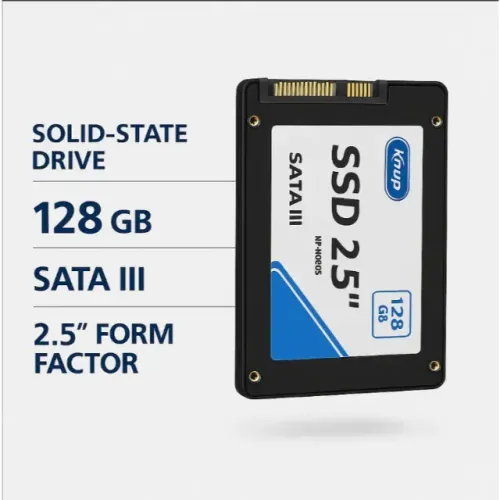 Disco Rigido Interface Sata Iii Ssd 7200rpm 2,5'' Pc 128gb Preto