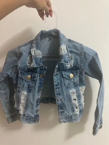 Jaqueta Jeans Destroyed Infantil