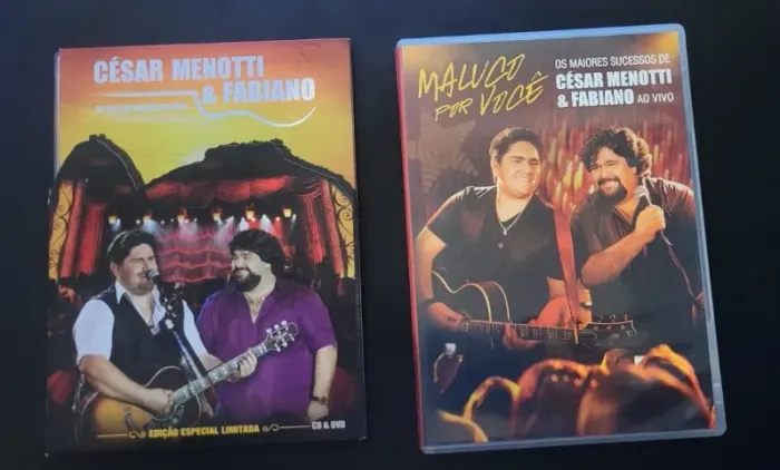 DVDs Cesar Menotti & Fabiano