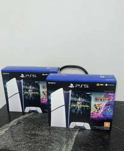Ps5 midia digital lacrado zero na caixa com nota.