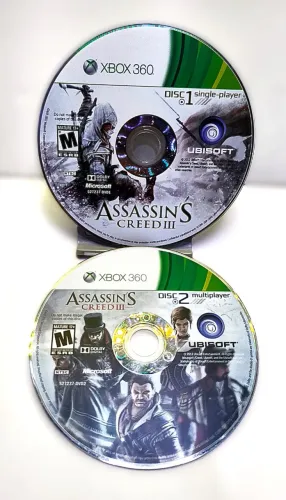 Assassin's Creed III Xbox 360 Original Leia a Descrição