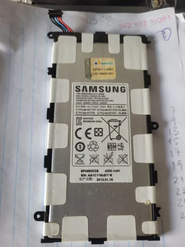 Bateria tablet tab Samsung SP4960C3B 4000mAh