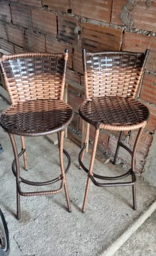 Banquetas de Bar em Fibra Sintética novas CADA