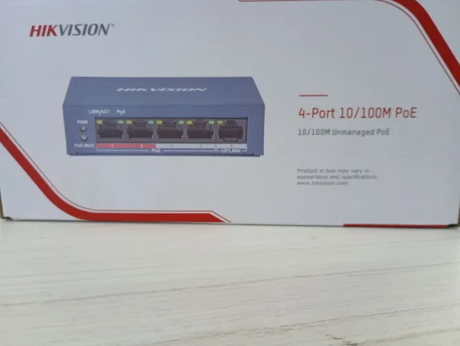 Switch Hikvision DS-3E0105P 10/100
