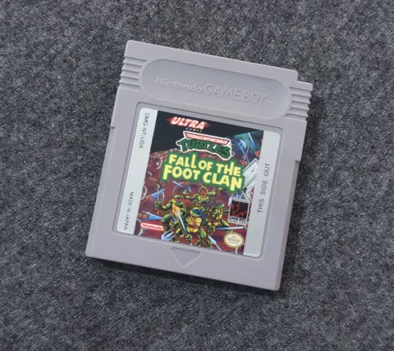 Turtles Fall of the Foot Clan Original Americano Game Boy GB