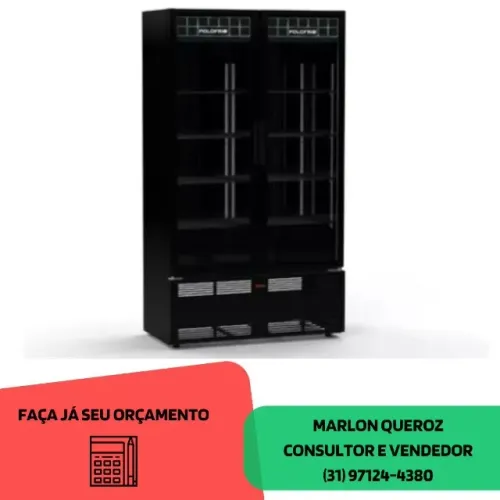 Refrigerador 2 Portas Polo Frio Mondrian Novo