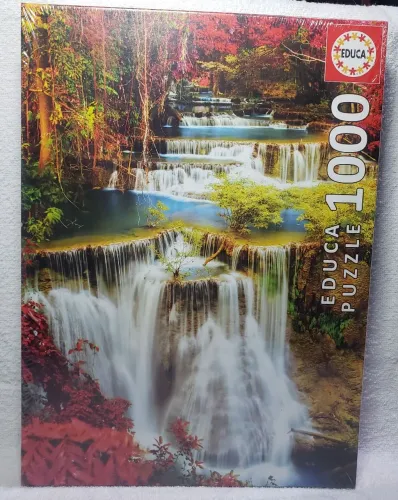 Quebra-cabeça Catarata no Bosque 1000 peças Educa Puzzle