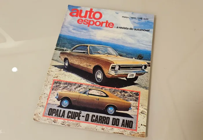 Revista Auto Esporte - GM Chevrolet Opala Carro do Ano 1972