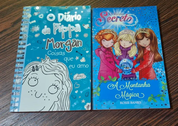 Dois livros juvenis das coleções O Diário da Pippa Morgan e o reino secreto<br><br>Secreto"