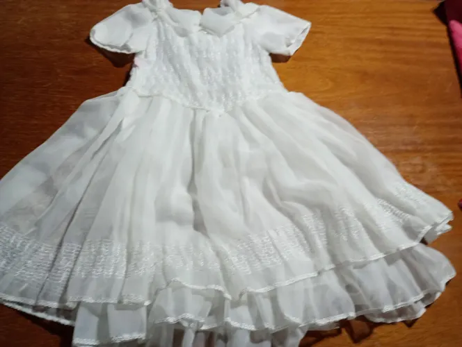 Vestido branco infantil 8 anos