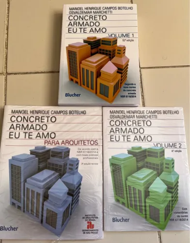 Livros Concreto Armado - Botelho e Marchetti