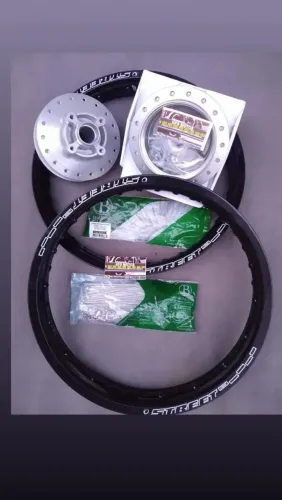 KIT  Aros Street Viper + Raio + Cubo p/ motos honda yhamara  Preto completo