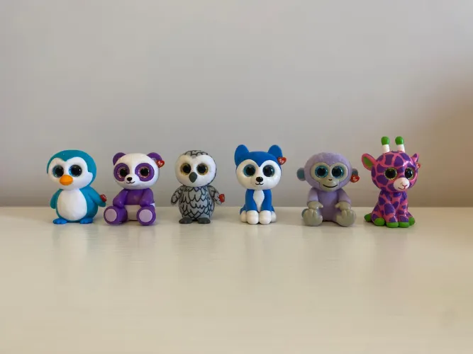 Mini brinquedos: Beanie Boos: Mini Boos Colecionáveis DTC
