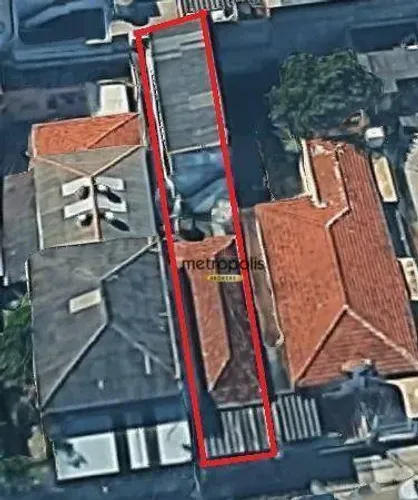 Terreno à venda, 233 m² por R$ 701.000,00 - Vila Leopoldina - Santo André/SP