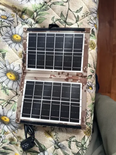 Carregador Solar Portátil - Ideal para Viagens e Acampamentos