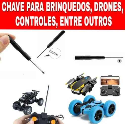 Chave de Fenda para Brinquedos, Drones e Controles