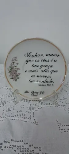 PRATO DECORATIVO EM PORCELANA SCHIMIDT 