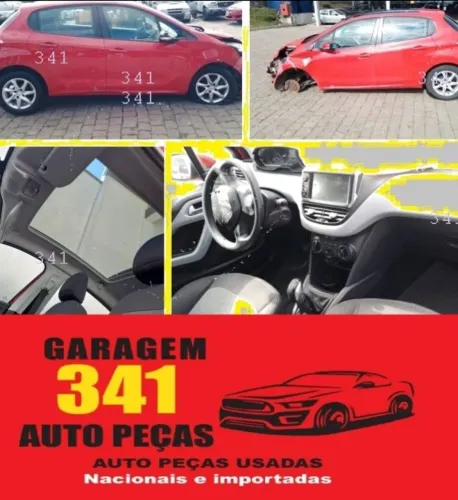 Peças Usadas Peugeot 208 - Garagem 341