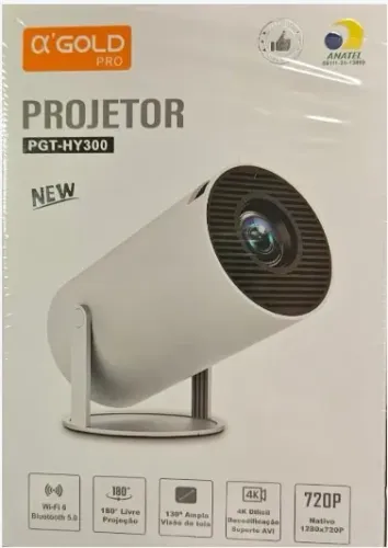Projetor A'Gold PRO PGT-HY300 - Novo