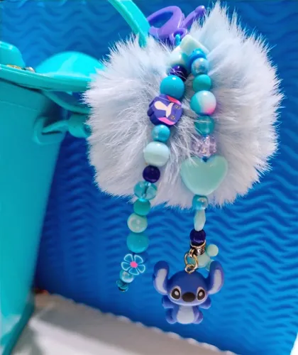  Chaveiro pompom Stitch