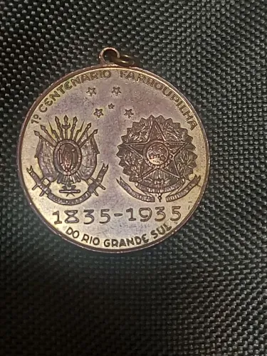 Medalha 1º Centenário Farroupilha - Rio Grande do Sul