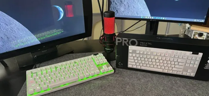 Teclado Logitech G PRO X TKL RAPID Magnético - Branco
