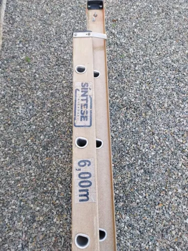 Escada de fibra de 6mts.